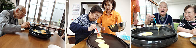 手作りどら焼きを満喫。