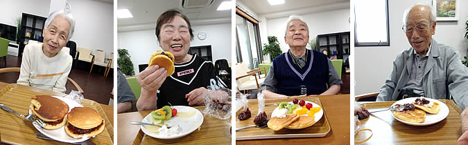 手作りどら焼きを満喫。