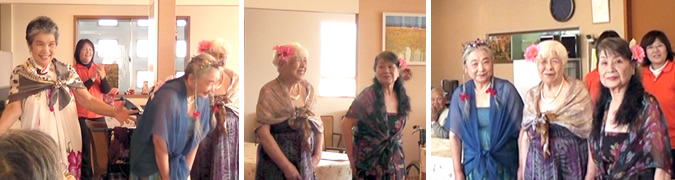 音楽と共に現れたモデルさんたち