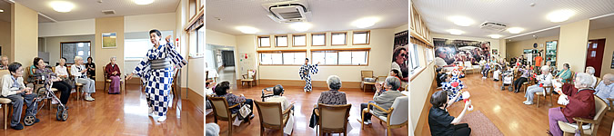 日舞の披露