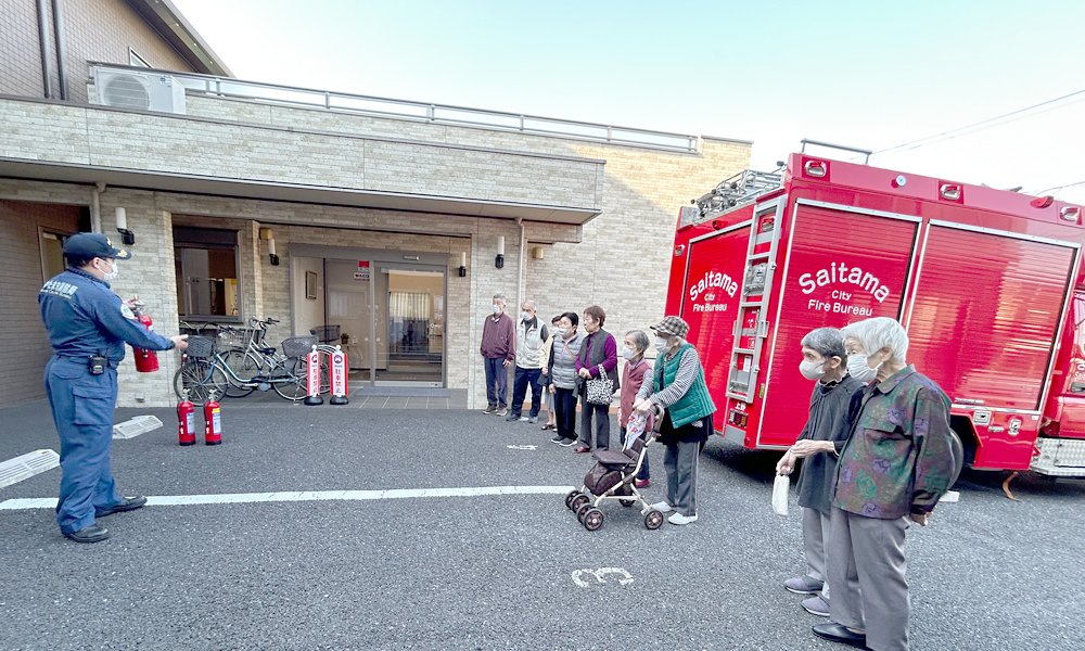 ハーウィル東武動物公園10月消防訓練（写真は東岩槻のものです）