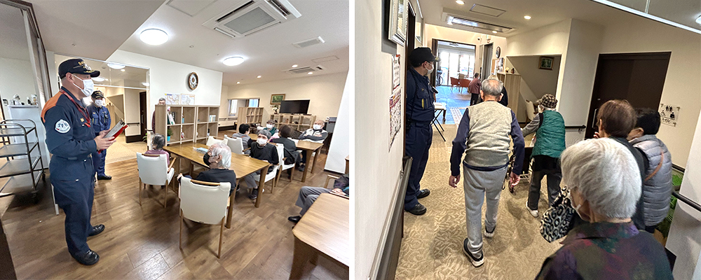 ハーウィル東岩槻10月消防訓練