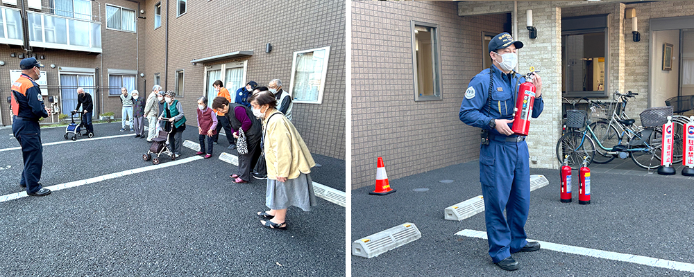 ハーウィル東岩槻10月消防訓練